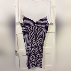 DVF Midi Body-Con Moment, Sz. XL